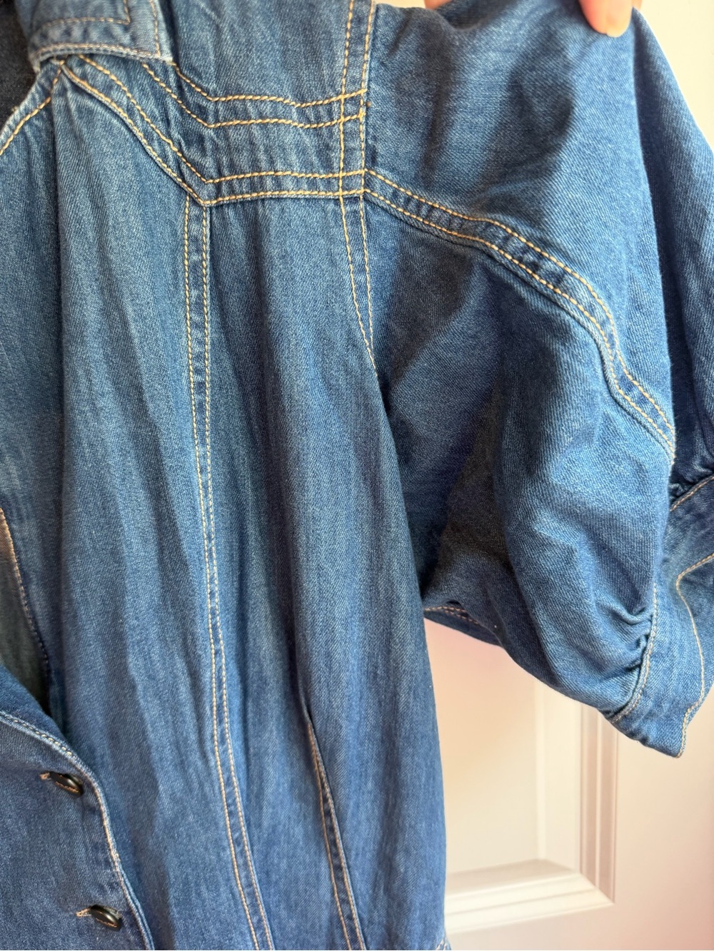 NWT Pilcro Denim Midi Dress - Picture 6 of 8